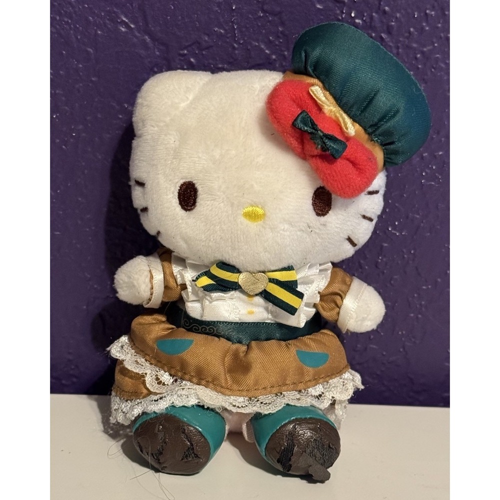 Sanrio Cafe Hello Kitty Mini Plush Puroland Japan Museum Restaurants Rare